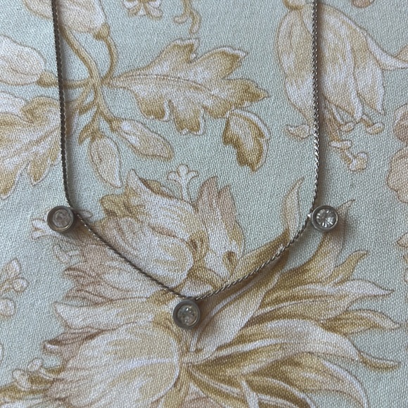 🆑 [4/$20] Vintage Gold Diamond Choker Necklace - Picture 2 of 6